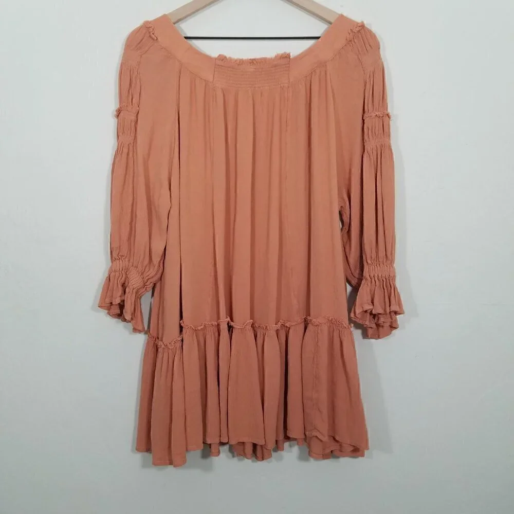 Free People Oversized Top Blouse Size S